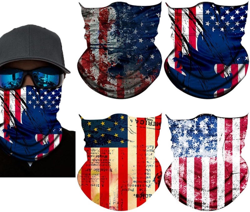 SIDAZON Neck Gaiter Mask,UV Protection Bandana Gator Face Cover Covering Mask,Tube Scarf,Neck Warmer Balaclava,Headband - Image 1
